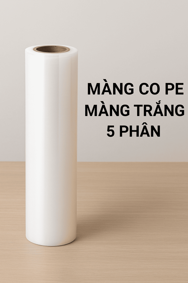 màng co pe trắng