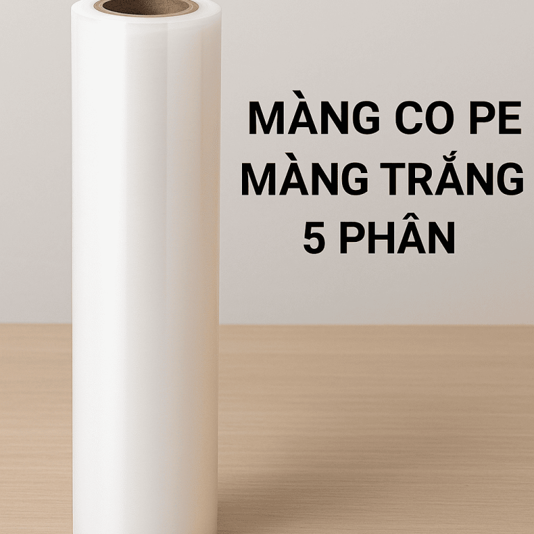 màng co pe trắng